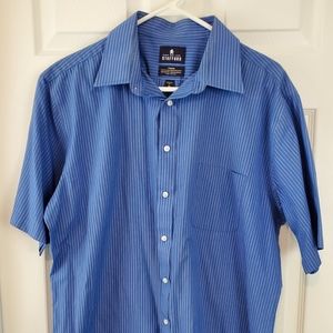 Men's Stafford Easy Care Striped Shirt